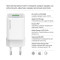 Зарядний пристрій COLORWAY GaN Mini 35W 1xUSB-A, 1xUSB-C Fast Charging White w/Type-C cable (CW-CHS055PDC-WT)