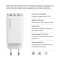 Зарядное устройство COLORWAY GaN Mini 65W 1xUSB-A, 2xUSB-C Fast Charging White w/Lightning+Type-C cable (CW-CHS058PDCL-WT)