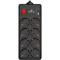 Мережевий фільтр REAL-EL RS-Protect 805 Black, 8 розеток, 1xUSB-C, 1xUSB, 1.8м (EL122300042)