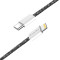 Кабель COLORWAY Fabric Braided Type-C to Lightning 2м Black (CW-CBPDCL068-BK)