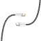 Кабель COLORWAY Fabric Braided Type-C to Lightning 2м Black (CW-CBPDCL068-BK)