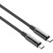 Кабель COLORWAY Flexible PVC Type-C to Type-C 5A 1м Black (CW-CBPDCC069-BK)