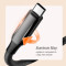 Кабель COLORWAY Flexible PVC Type-C to Type-C 5A 1м Black (CW-CBPDCC069-BK)
