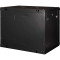 Настінна шафа 19" HYPERNET PL-WMNC-12U-Black (12U, 600x450мм, RAL9005)
