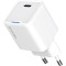Зарядний пристрій COLORWAY GaN Mini 25W 1xUSB-C Fast Charging White (CW-CHS052PD-WT)