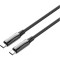 Кабель COLORWAY Flexible PVC Type-C to Type-C 5A 2м Black (CW-CBPDCC070-BK)