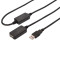 Кабель-подовжувач DIGITUS USB 2.0 Repeater Cable AM/FM 20м Black (DA-73102)