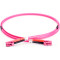Оптичний патч-корд DIGITUS LC/UPC-LC/UPC, MM OM4, Duplex, 1м, Violet (DK-2533-01-4)