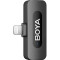 Бездротовий петличний мікрофон BOYA BY-V3 Combo 2.4 GHz Dual-Channel Wireless Microphone Black
