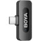 Бездротовий петличний мікрофон BOYA BY-V3 Combo 2.4 GHz Dual-Channel Wireless Microphone Black