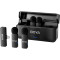 Бездротовий петличний мікрофон BOYA BY-V4 4-Channel Mini Wireless Microphone Black