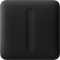 Кнопка для одноклавішного вимикача (димера) AJAX SoloButton Dimmer 1-gang 2-way for LightSwitch Black