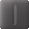 Кнопка для одноклавишного выключателя (диммера) AJAX SoloButton Dimmer 1-gang 2-way for LightSwitch Gray