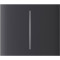 Кнопка для двухклавишного выключателя AJAX CenterButton Vertical 2-gang for LightSwitch Graphite