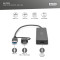 USB-хаб DIGITUS USB-A/C 4-port Hub Slim Line (DA-70235)
