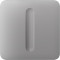 Кнопка для одноклавішного вимикача (димера) AJAX SoloButton Dimmer 1-gang 2-way for LightSwitch Fog