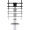 Презентационная стойка с креплением под ТВ KIVI Cart-4446TW 37"-86" Black