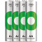 Акумулятор GP ReCyko Eco AA 2100mAh 4шт/уп (GP210AAHCER21-2TLB4)