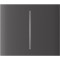 Кнопка для двухклавишного выключателя AJAX CenterButton Vertical 2-gang for LightSwitch Gray
