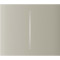 Кнопка для двухклавишного выключателя AJAX CenterButton Vertical 2-gang for LightSwitch Ivory