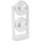 Настільний портативний вентилятор VOLTRONIC YT280 White