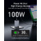 Зарядное устройство ANKER GaNPrime Charger 100W 1xUSB-A, 2xUSB-C Foldabe Silver (A2688341)