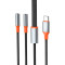 Кабель XO NB-R269B USB-C to 3.5mm 1м Black
