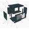 Підлогова шафа 19" GEAR GWMSN-12U-600-450 + полиця 19" (12U, 600x450мм, RAL9005)