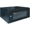 Настінна шафа 19" GEAR GWMSN-4U-600-450 + полиця 19" (4U, 600x450мм, RAL9005)