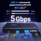 KVM-перемикач UGREEN AK502 2-In 1-Out HDMI KVM Switch 4K 60Hz (45452)