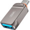 Адаптер XO NB281B USB-A to Type-C Tarnish