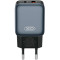 Зарядний пристрій XO L154 1xUSB-C, 1xUSB-A, QC3.0, PD20W Black (L154.BLACK)