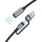 USB лампа для ноутбука/повербанка HOCO UA38C USB/Type-C to LED Light Black
