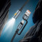 USB лампа для ноутбука/повербанка HOCO UA38C USB/Type-C to LED Light Black