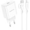 Зарядное устройство BOROFONE BA81A 1xUSB-C, PD20W White w/Type-C to Lightning cable