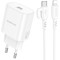 Зарядний пристрій BOROFONE BA82A Platinum 1xUSB-C, PD25W, QC3.0 White w/Type-C to Lightning cable