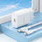Зарядний пристрій BOROFONE BA82A Platinum 1xUSB-C, PD25W, QC3.0 White w/Type-C to Lightning cable