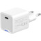 Зарядний пристрій COLORWAY GaN Mini 20W 1xUSB-C Fast Charging White (CW-CHS059PD-WT)