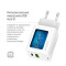 Зарядное устройство COLORWAY GaN Mini 45W 1xUSB-A, 1xUSB-C Fast Charging White (CW-CHS060PD-WT)