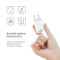 Зарядное устройство COLORWAY GaN Mini 45W 1xUSB-A, 1xUSB-C Fast Charging White (CW-CHS060PD-WT)
