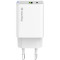 Зарядное устройство COLORWAY GaN Mini 45W 1xUSB-A, 1xUSB-C Fast Charging White (CW-CHS060PD-WT)