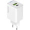 Зарядное устройство COLORWAY GaN Mini 45W 1xUSB-A, 1xUSB-C Fast Charging White (CW-CHS060PD-WT)