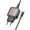 Зарядний пристрій BOROFONE BAS54A Absolute 1xUSB-C, 1xUSB-A, PD20W, QC3.0 Black w/Type-C cable