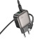 Зарядний пристрій BOROFONE BAS54A Absolute 1xUSB-C, 1xUSB-A, PD20W, QC3.0 Black w/Type-C cable