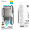 Зарядное устройство BOROFONE BAS54A Absolute 1xUSB-C, 1xUSB-A, PD20W, QC3.0 Black w/Type-C to Lightning cable