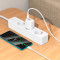 Зарядное устройство BOROFONE BN29 Fuente GaN 1xUSB-C, 1xUSB-A, PD30W, QC3.0 White