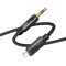 Кабель BOROFONE BL22 Dignity Digital Audio Conversion Cable Lightning - AUX 1м Black