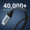 Кабель-подовжувач UGREEN US372 USB-C Male to USB-C Female Gen2 Extension Cable 0.5м Black (80810)