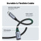 Кабель-подовжувач UGREEN US372 USB-C Male to USB-C Female Gen2 Extension Cable 0.5м Black (80810)