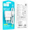 Зарядний пристрій HOCO C140A Smart 1xUSB-A, QC3.0, 18W White w/Micro-USB cable (6942007627818)